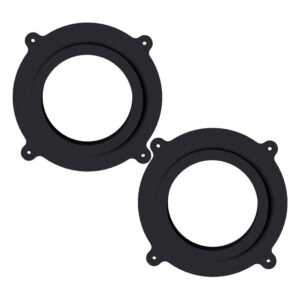 Adapteri za zvučnike Mazda 6 Mk3 izrađeni od MDF u crnoj boji.