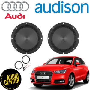 Audi A1 prednji Audison zvučnici za Plug & Play zamenu.