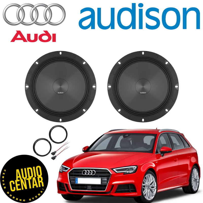 Audi A3 zvučnici Audison Prima CSM